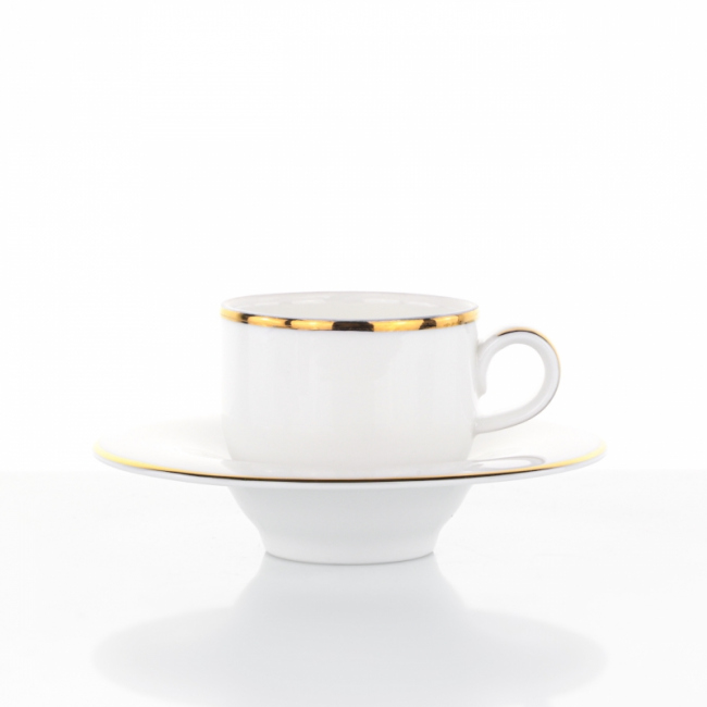 Servizio caffe con filo oro gold line Servizio caffe con filo oro gold line